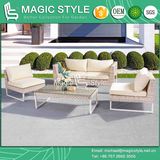 Kd Sofa with Cushion by Wicker Weaving Outdoor Sofa Set (Magic Style)