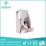 Top Quality Wall Mounted Folding Child Protection Seat for Bathroom, Safety Folding Baby Changing Table / Seats for Bathroom