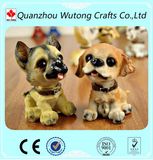 Wholesale Sitting Mini Lovely Resin Dog Figurine Gift