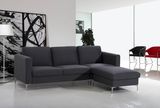 Fabric Modern Living Room Chaise Sectional Sofa
