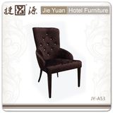 Wholesale Aluminum/Iron Imitated Wood Chair with Armrest (JY-A53)