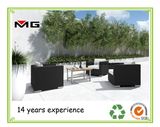 Outdoor Living Furniture Rattan Sofa with Stainless Steel Legs