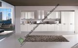 Wood Veneer Modern Lacquer Kitchen Cabinets Price (zs-435)