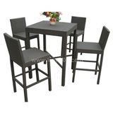 Commercial Garden Furniture Rattan Wicker Bar Sets (BF-1006)