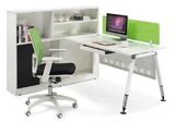 Modern MFC Staff Computer Desk with Hutch Office Furniture (HF-CA001)