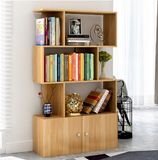 New Style Wooden Color Book Cabinet