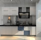 2017 New Design Modern Linear Style Kitchen Cabinets