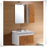 Solid Wood Household Bathroom Cabinet with Washbasin