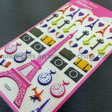 Good Quality Eiffel Tower Puffy Sticker for Decoration