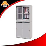Glass Sliding Door Metal File Cabinet