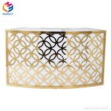 Wholesale Marble Top Dining Table with Stainless Steel Legs Hly-St27