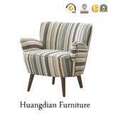 Wholesale Chinese Wooden Furniture Single Seat Fabric Sofa (HD164)