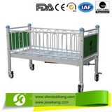 Manual Hospital Powder Coated Steel Children Bed For Sale