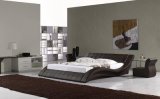 King Size Bed Modern Furniture Leather Bed