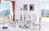 Glass Dining Table for Living Room Furniture