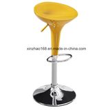ABS White Bar Chair with Foot Rest