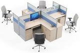 Modern Workstation L Shape Office Staff Computer Desk