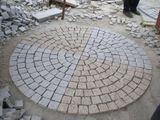 Fan Mesh Paver Driveway Natural Stones for Cubestone