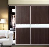 Fashion MDF Wardrobe with Aluminum Sliding Doors (SD-06)