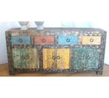 Antique Furniture Painted Wooden Sideboard Lwc460