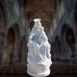 Marble Religious Statue Sculpture, St Mary Statue