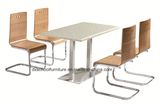 Wooden Furniture Fast-Food Table and Chair for Dining