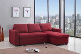 New Arrival Red Multi-Function Fabric Sofa for Home Living Room Furniture (HC302)