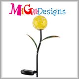 Cheap Metal Crafts with Solar Panel LED Solar Garden Light Stake