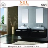 2017 Oak Bathroom Cabinet Vanity with Mirror Cabinet