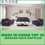 Leisure Wooden Furniture Genuine Leather Sectional Sofa