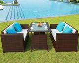 New Best Choice Cast Aluminum Patio Park Leisure Lounge Sofa Chair Outdoor Garden Furniture