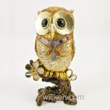 Cute Home Garden Decoration Resin Owl Sculpture