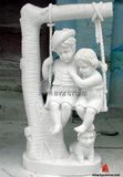 White Marble Children Statue/Sculpture for Garden Decoration