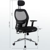 Mesh Ergonomic Executive Comfortable Boss Office Chair Furniture