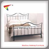 Popular Metal Double Bed Queen Size Bed (HF067)