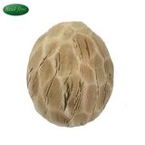 Ceramic Wood-Look Egg Figurines for Home and Easter Decoration