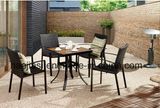 Outdoor /Rattan / Garden / Patio / Hotel Furniture Rattan Chair &Table Set (HS1232C&HS7123DT)