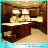 Luxury American Solid Wood Kitchen Cabinet Modern