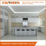 2018 White Lacquer MDF & Particle Board High Glossy Kitchen Cabinet