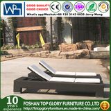 Outdoor Patio Rattan Sunbed Chaise Lounge, Garden Wicker Furniture Set (TG-JW102)