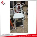 High Seating Pub Room Silver Navy Bar Chair (NC-60)