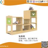 Wooden Children Shelf for Preschool Toys Cabinet