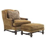 Solid Wood Frame Atique Design Chaise Lounge Chair (SCL-04)