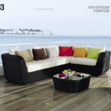 New Style Top Quality Synthetic Rattan Outdoor Garden Furniture Sofa by Cornor Set (YT327)