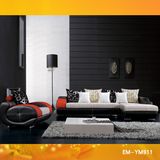 Half Leather Half Fabric Sofa (YM-911)