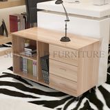 Factory Direct Wooden Office Filing Shelf Cabinet with Drawer (SZ-FCT625)