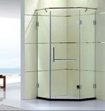 Competitive Hinge Stylish Tempered Glass Shower Cubicle with Clean Coating (K31)