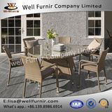 Well Furnir T-052 Modern Styling Rattan Dining Set