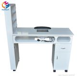 Glass Table White Nail Salon Furniture Manicure Table