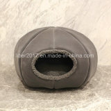 Round Grey Pet Cat House Bed Small Dog House